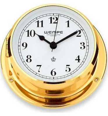 Immagine prodotto di Wempe - CW070003 - Orologio da barca - 110mm - ottone - numeri arabi - SKIFF
