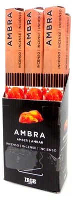 Räucherstäbchen Amber, 20 Stück, 24,5 cm