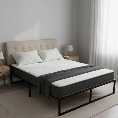 Produktbild von Dmora Doppelmatratze Cipirello 190x140x22 cm Weiß, Härtegrad Mittel
