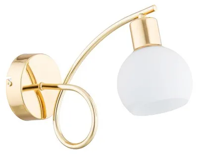 Immagine prodotto di Applique ERYKA oro-bianca 1xE14x10W in metallo, dimensioni: 20x10x29 cm, IP20, Alfa