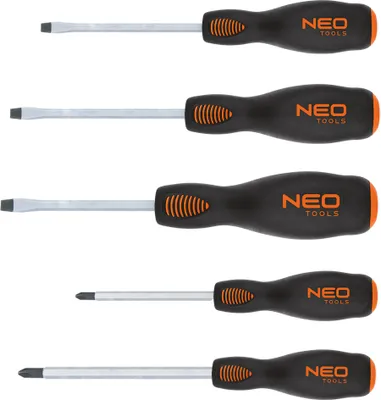 Immagine prodotto di NEO TOOLS Cacciaviti a percussione, S2, set di 5 pezzi.