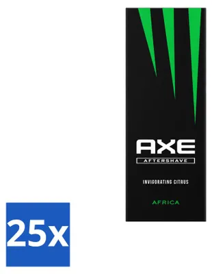 Produktbild von 25 x Axe Aftershave Africa - 100 ml - Vorteilspackung - 25 Stücke