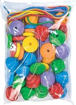 Produktbild von SINA 70003 Holzperlen XXL Kindergartenpackung