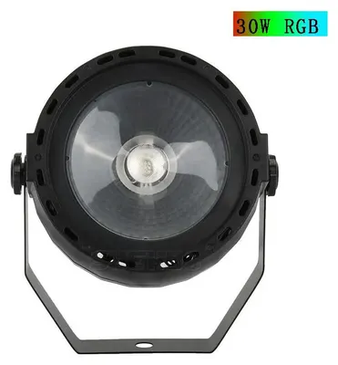 Produktbild von LED-PAR-Scheinwerfer - COB 30 W Bühnenlicht - RGB - DMX - Für Bühne und DJ - EU-Stecker - Schwarz