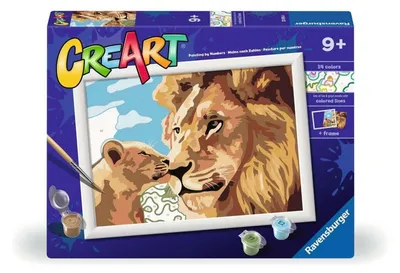 Zdjęcie produktu dla Ravensburger 23976, Dołączone farby, Zestaw do kolorowania według numerów