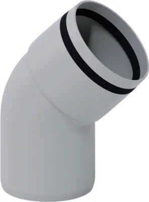 Produktbild von Poloplast POLO-KAL 3S, Bogen, DN 75/45, 1 Stk.