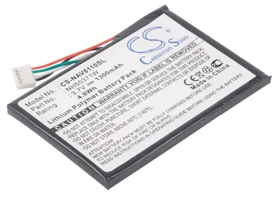 Immagine prodotto di TECHTEK Batteria compatibile con [Navigon] 8110, 81xx, 8310 sostituisce 761NH50371W