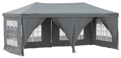 Obrázek produktu pro vidaXL Párty stan skládací s bočnicemi antracitový 3x6 m