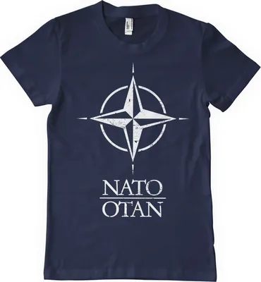 Produktbild von NATO Washed Logo T-Shirt - Large - Navy