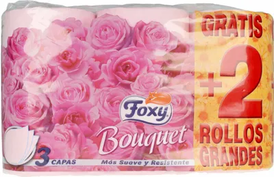 Image de Foxy Bouquet 3-Ply Color & Scent Toilet Paper, 6 Rolls