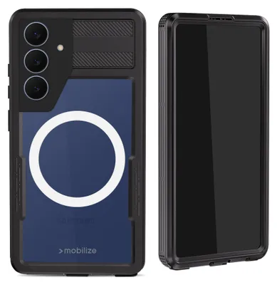 Produktbild von Mobilize Waterproof Handyhülle für Samsung Galaxy S25 FE Wasserdicht MagSafe Hülle Hardcase Backcover - Schwarz