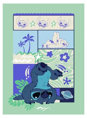 Zdjęcie produktu dla Lilo & Stitch koc flanelowy dla dzieci i dorosłych 110 x 150 cm