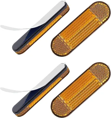 Obrázek produktu pro Samolepicí reflexní prvky na motocykl, sada 4 kusů, zadní reflexní prvky pro motocykl