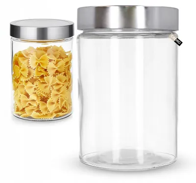 Produktbild von Cadro Glasbehälter 1,2L für trockene Lebensmittel