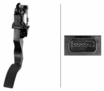 Produktbild von Sensor Fahrpedalstellung Schaltgetriebe 6-polig HELLA für VOLVO