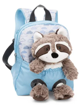 Produktbild von NICI Rucksack mit Waschbär Plüschtier