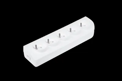 Obrázok produktu pre Predlžovacia zásuvka x 5 s uzemnením biela GN-50
