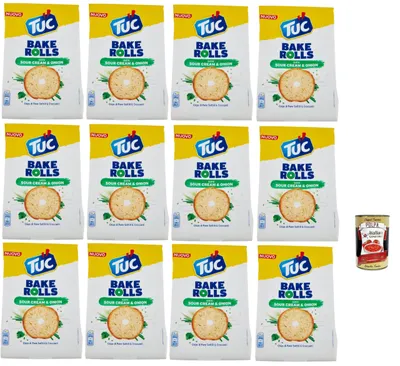 Produktbild von Tuc Italian Gourmet Bake Rolls chips di pane Snack Sauerrahm Zwiebel 12 x 150g