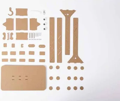 Produktbild von Rollenkran zum Zusammenbauen – Newton's Lab