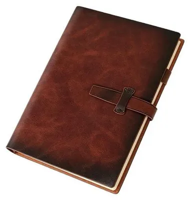 Produktbild von Notizbuch, Leder, wiederbefüllbar, A5, Leder Notizbuch mit 6 Ringen, 200 Seiten gefüttertes Papier, Vintage Ringband für Arbeit, Studium, Journaling, Geschenk für Männer und Frauen