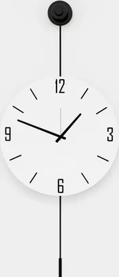 Obrázok produktu pre Opviq, Mclock-00117, Dekoratívne kovové nástenné hodiny, čierne, 100 % KOV, 37 x 7 x 80 cm