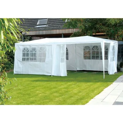 Produktbild von Party Pavillon 6 x 3 m weiss Festzelt Bierzelt Partyzelt Feierzelt