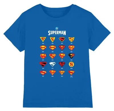 Immagine prodotto di Maglietta per bambini "Superman - Evolution", taglia 140-146, colore blu Königsblau (codice prodotto: TV41022)