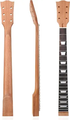 Obrázek produktu pro Krk elektrické kytary, 22 pražců, palisandrový hmatník, náhradní díl pro LP díly pro kutily