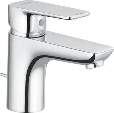Obrázok produktu pre Kludi Pure&Style WT jednopáková batéria 75 DN15 s odtokovou súpravou, 1 ks.