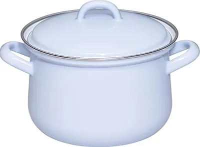 Produktbild von Riess Fleischtopf Ø16 cm 1,5 ltr. mit Deckel nature blue light
