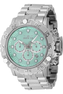 Obrázek produktu pro Invicta Subaqua - Poseidon 47181 Pánské Hodinky - Quartz Hnutí - Nerezová Ocel s Modrým Ciferníkem - 55 mm
