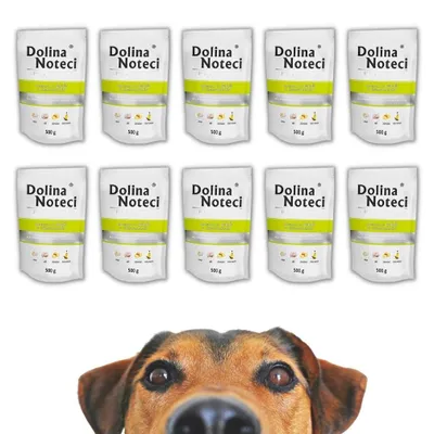 Produktbild von Dolina Noteci Premium Gans mit Kartoffeln Nassfutter für Hunde Beutel 10x500g