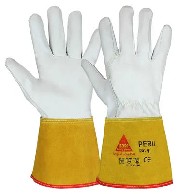 Produktbild von Hase Peru Hitzeschutzhandschuh aus Ziegennappaleder Größe 9 10 Stk