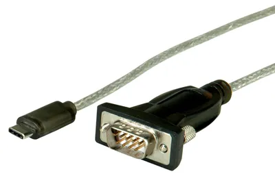 Immagine prodotto di ROLINE 12.02.1164 cavo seriale nero 1,8 m USB Tipo-C DB-9