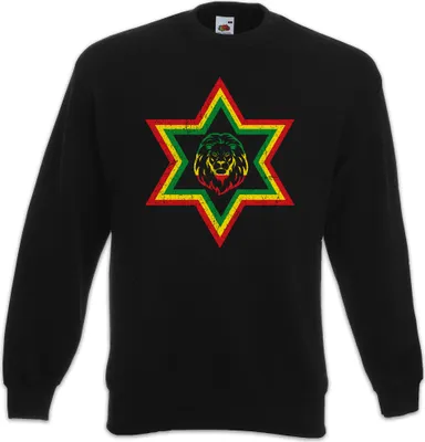 Produktbild von Urban Backwoods Zion Star Lion, Sweatshirt, Farbe: Schwarz, Größe: L