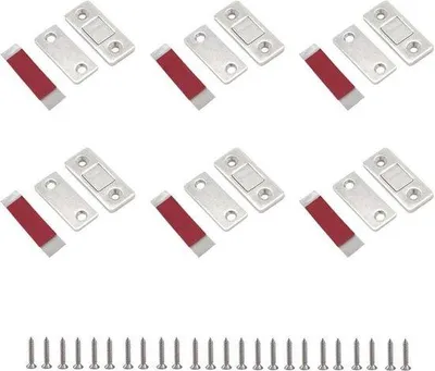 Immagine prodotto di Sei magneti autoadesivi per cassetti - 42 mm, a chiusura