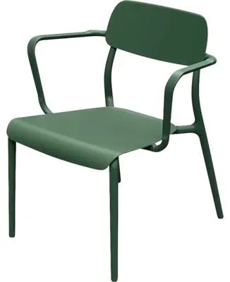 Obrázok produktu pre Záhradné kreslo Ferne plast zelená 74,8 x 62,5 x 48 cm