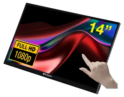 Produktbild von Verbatim PMT-14 Portable Touchscreen Monitor