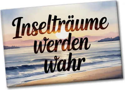 Produktbild von Inselträume der Nordsee Souvenir Souvenir Magnet