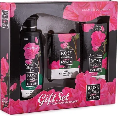 Produktbild von Biofresh - Geschenk Set (klein) Duschgel, Rosenseife, Aftershave fr den Mann