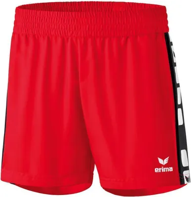 Produktbild von Erima CLASSIC 5-CUBES Short Damen rot/schwarz 42