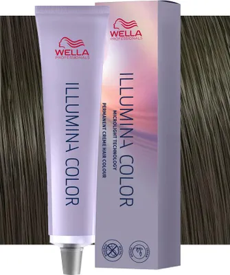 Produktbild von Wella Illumina Color, Braun, 5/02, Frauen, 60 ml, Alle Haare, Farbspeichernd, Schutz, Glanz