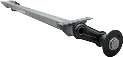 Produktbild von KNOTT VG7-L Achse ungebremst 750 kg Anhänger 1505 mm Auflage 1805 mm Spurmaß 4x100 Radanschluss verzinkt wartungsfrei langlebig