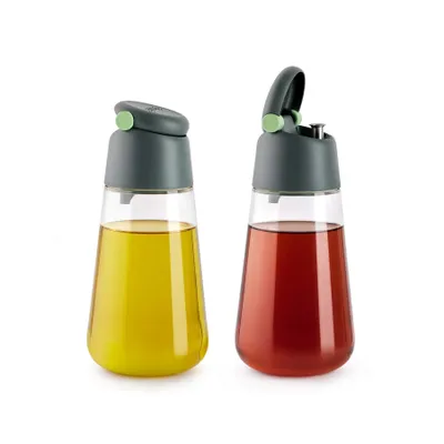 Image de Lékué Distributeurs d'huile et de vinaigre 400ml. - Lot de 2 pièces.