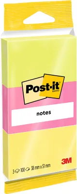 Immagine prodotto di Post-it Note adesive Neon 6812N 51x38 mm assortiti 3 pz