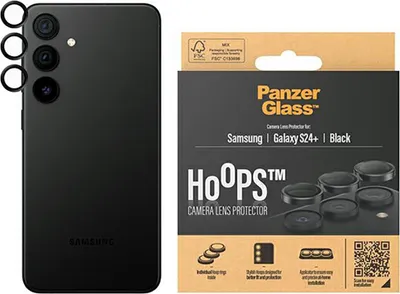 Immagine prodotto di PanzerGlass ® Hoops® Camera Lens Protector Nero Samsung Galaxy S24+