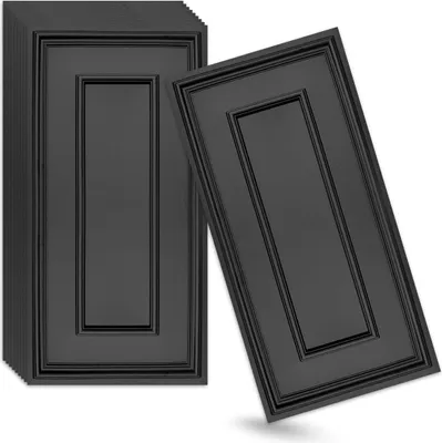 Zdjęcie produktu dla Verdico | Panele ścienne z polistyrenu 3D - Czarny - 100x50cm - 12 sztuk - Dekoracja wnętrz - 6 m2