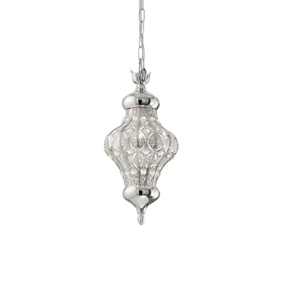 Zdjęcie produktu dla Nawa orientalna lampa wisząca Ø 19cm srebrna
