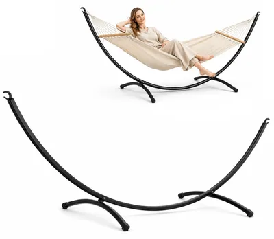 Produktbild von Outdoor Hängemattengestell OHNE Hängematte - 300x100cm Garten Gestell bis 120kg