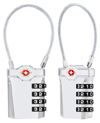 Obrázok produktu pre 4-číferný zámok na batožinu, 2 kusy